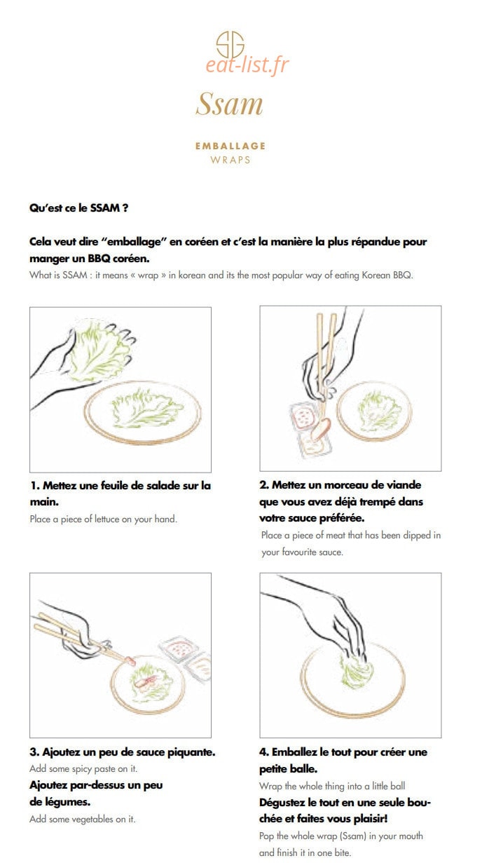 Soon Grill — carte page 36