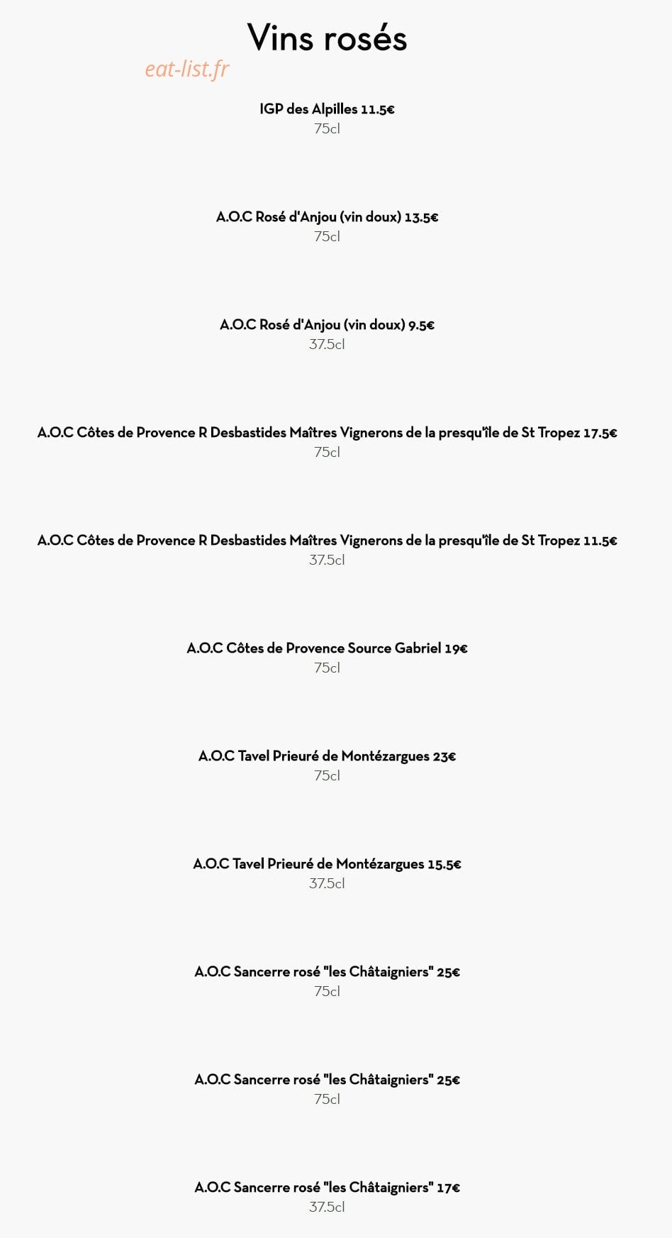 Tao Asian Fusion — carte page 13