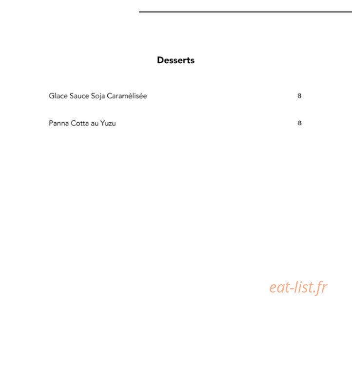 Wagyu — carte page 3