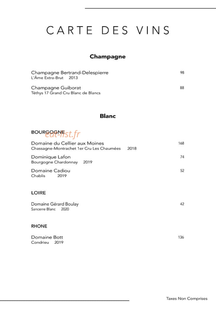 Wagyu — carte page 5