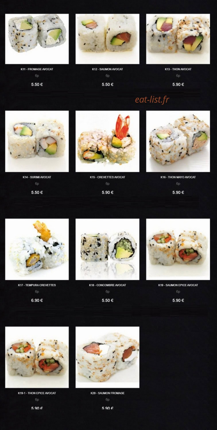 Yaki Shop — carte page 12