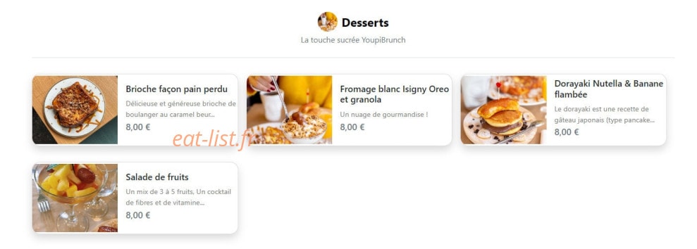 YoupiBrunch — carte page 3