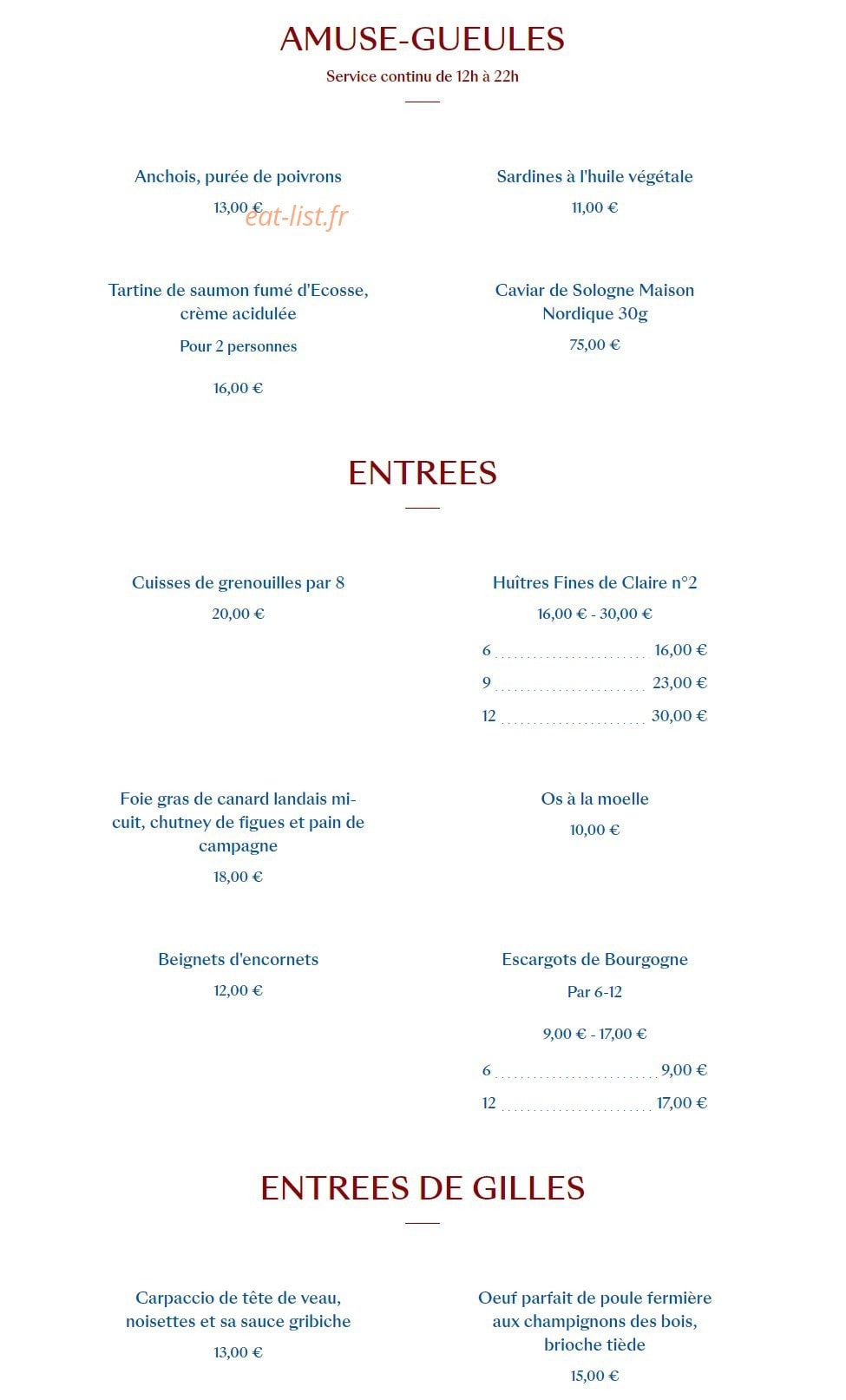 Astair — carte page 2