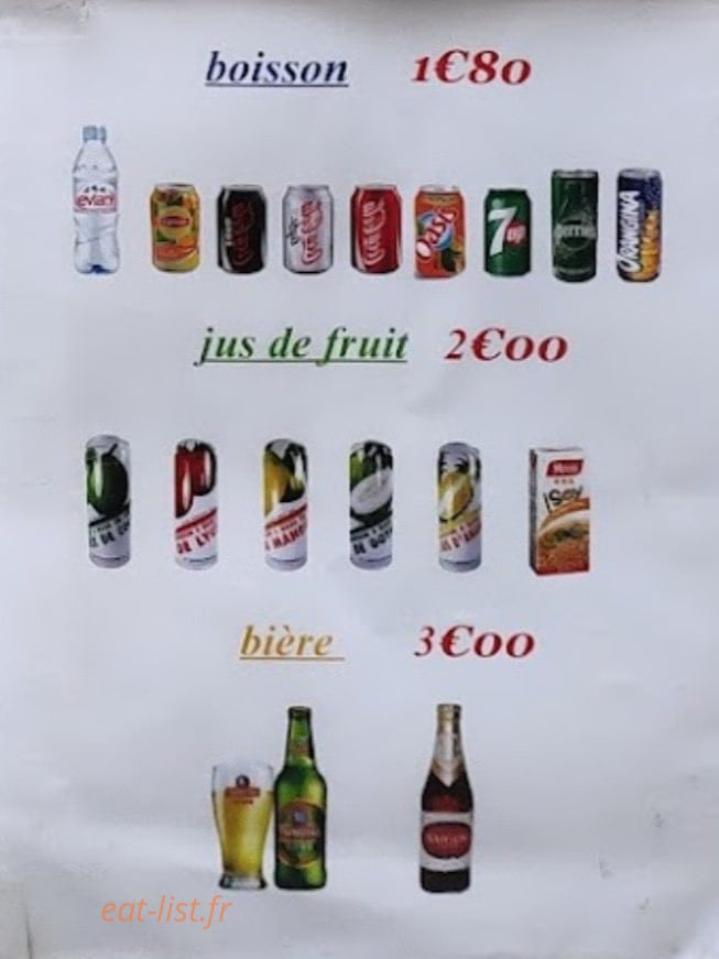 Aux Bons p'tits Plats — carte page 4