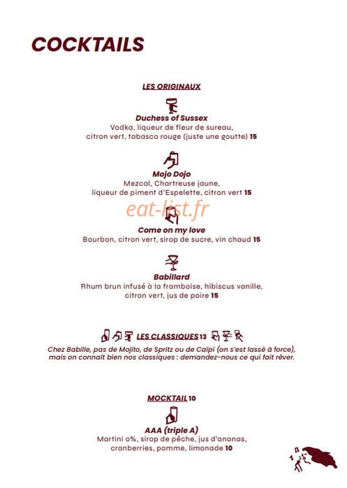 Babille — carte page 6