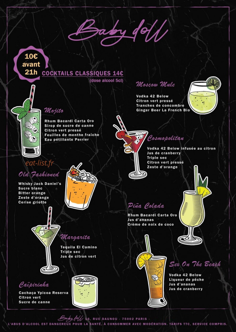 Baby doll — carte page 1