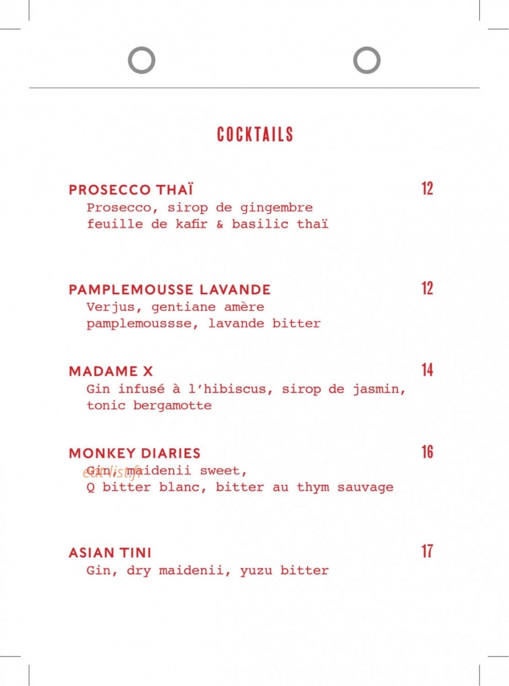 Bambou — carte page 14