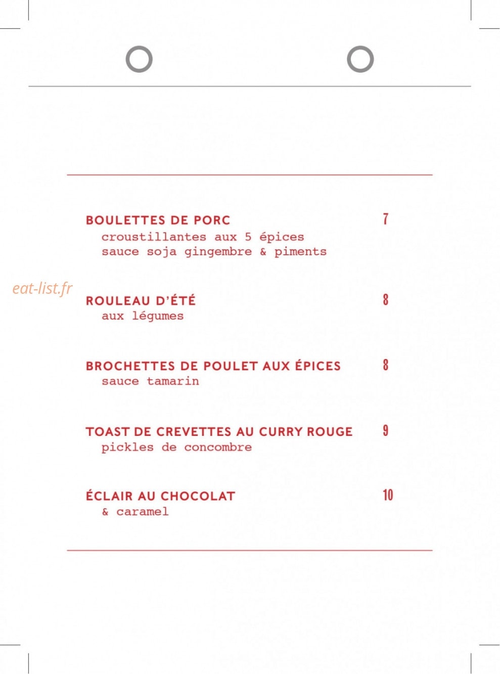 Bambou — carte page 13