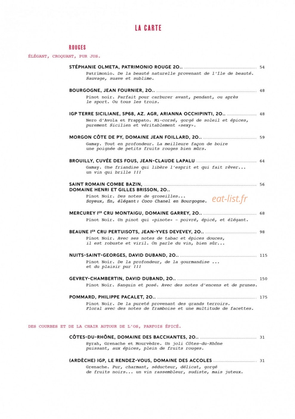 Bambou — carte page 10