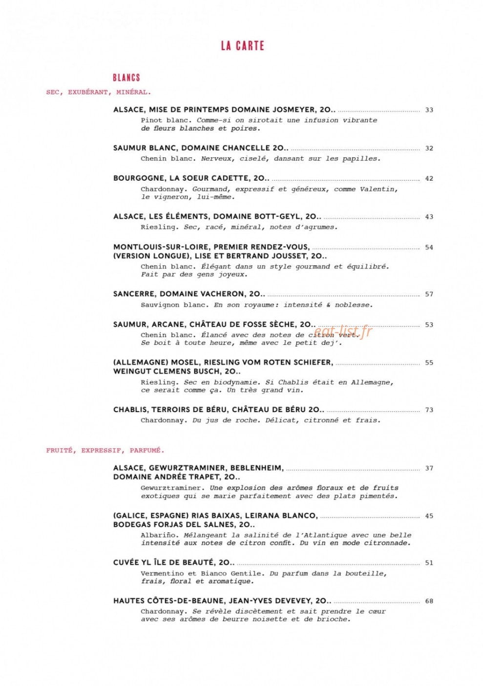 Bambou — carte page 8