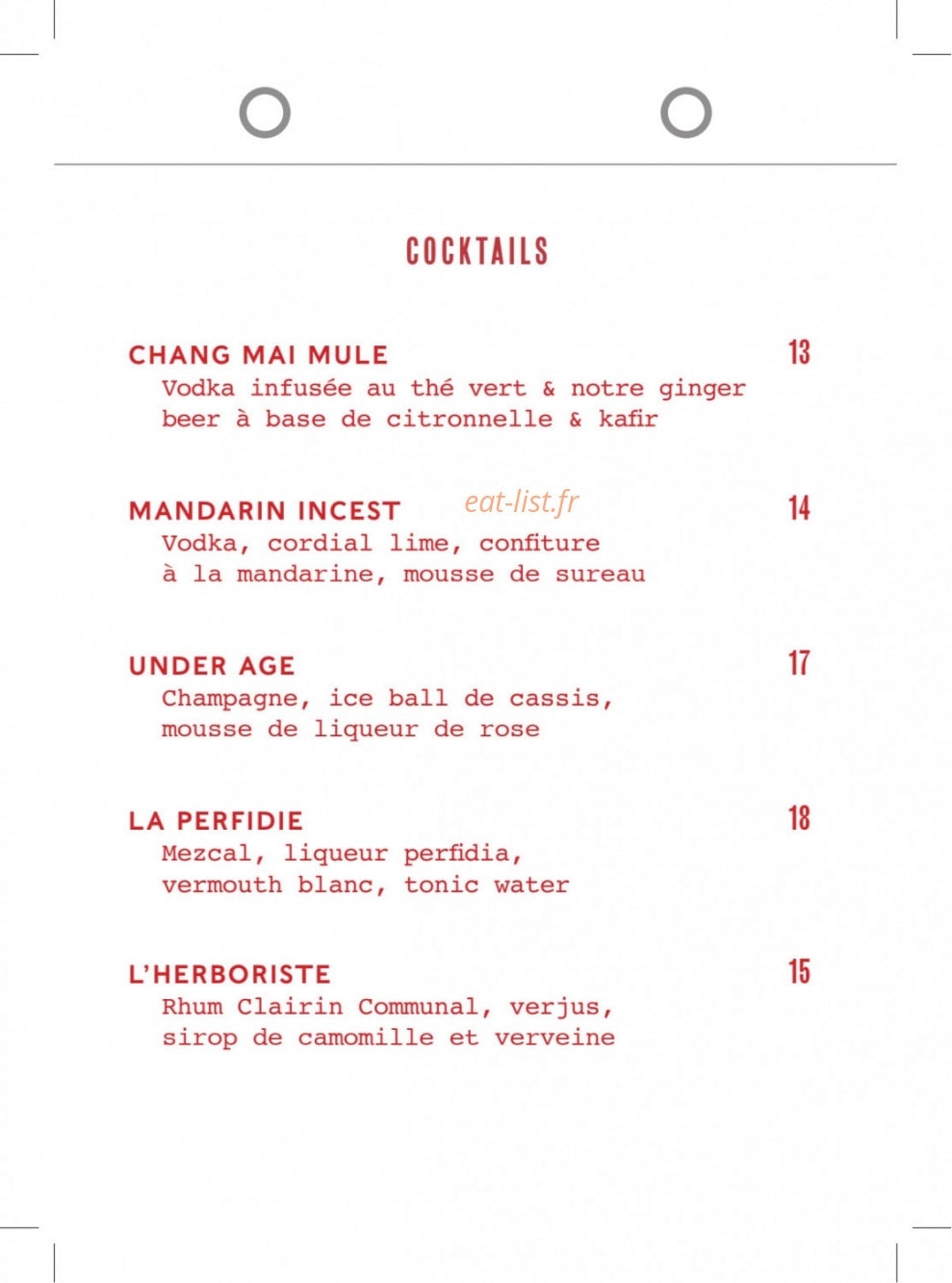 Bambou — carte page 15
