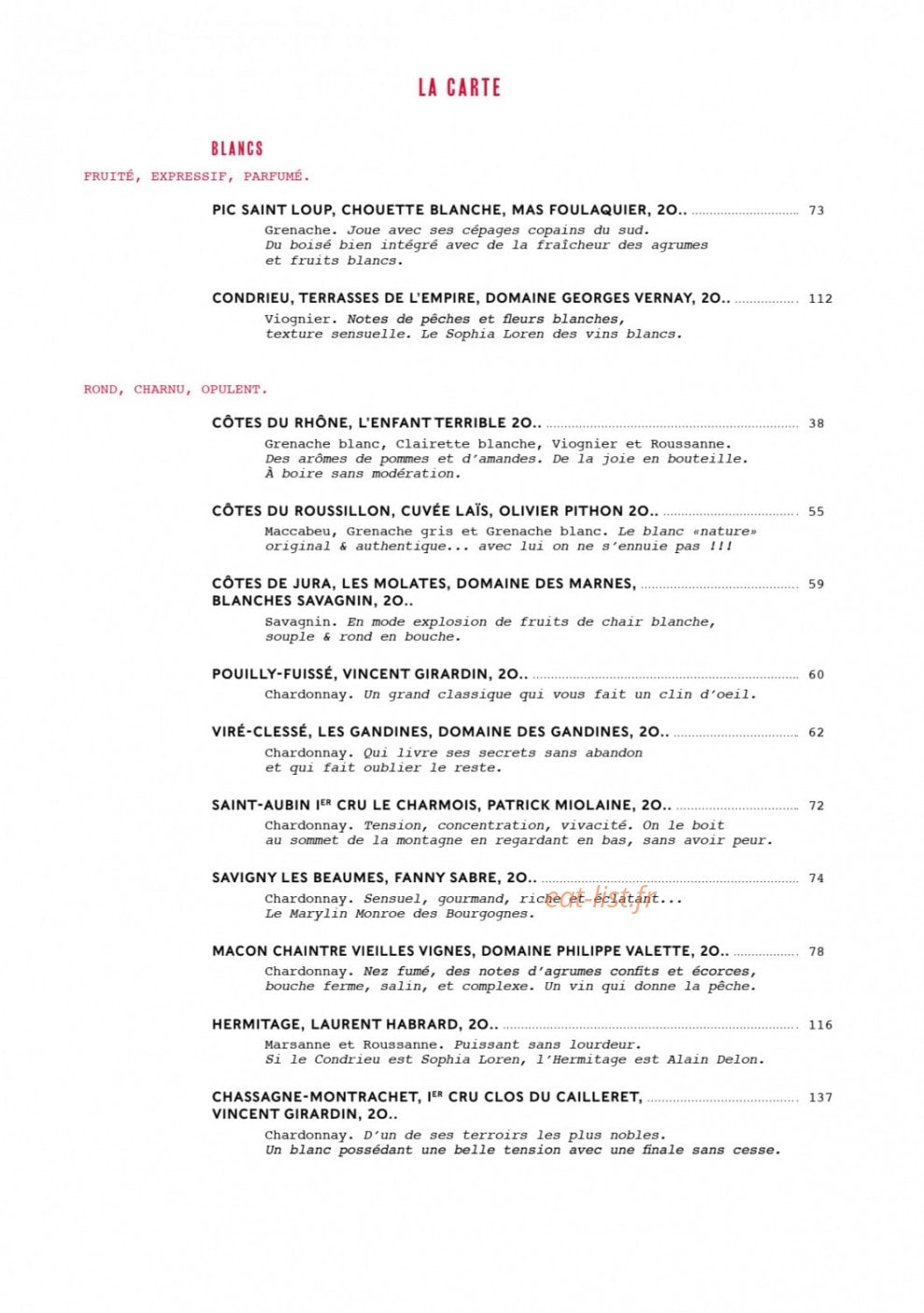 Bambou — carte page 9