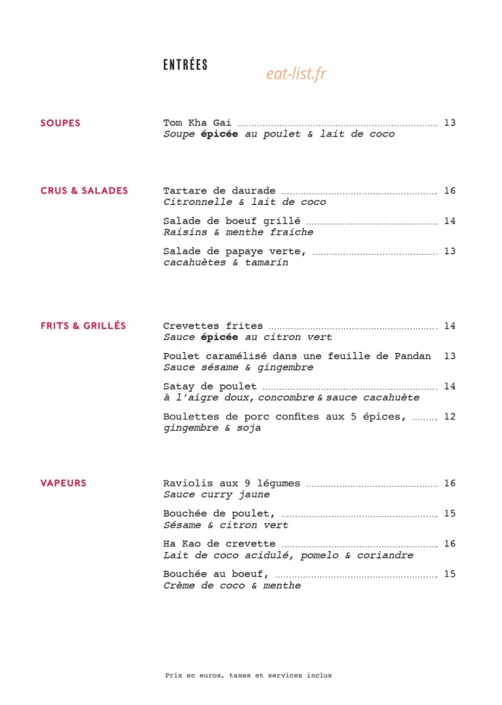 Bambou — carte page 2