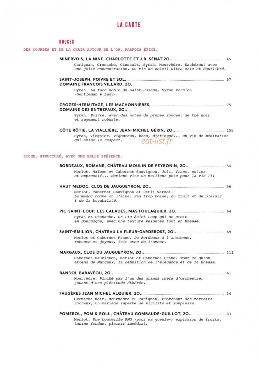 Bambou — carte page 11