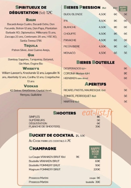 Bijou — carte page 4
