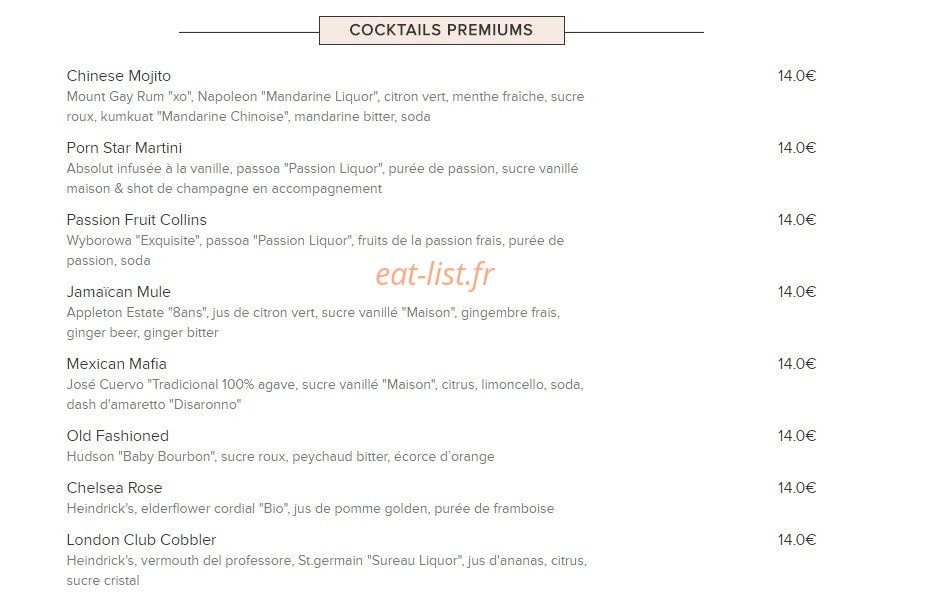 Bistrot d'Edmond — carte page 4