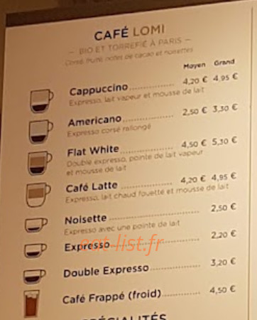 Bo & Mie — carte page 1
