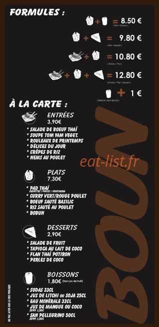 Boun — carte page 1