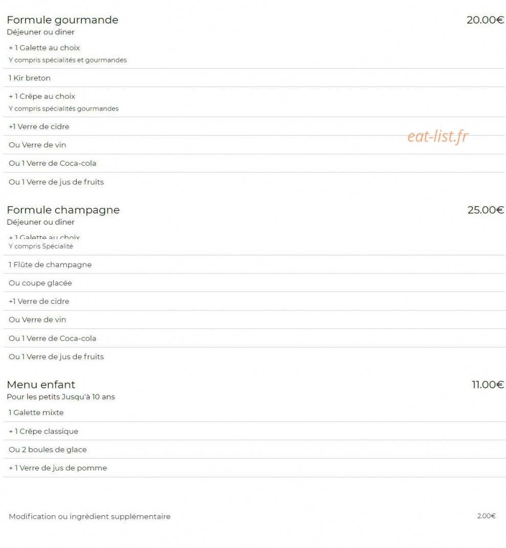 Breizh Café — carte page 2