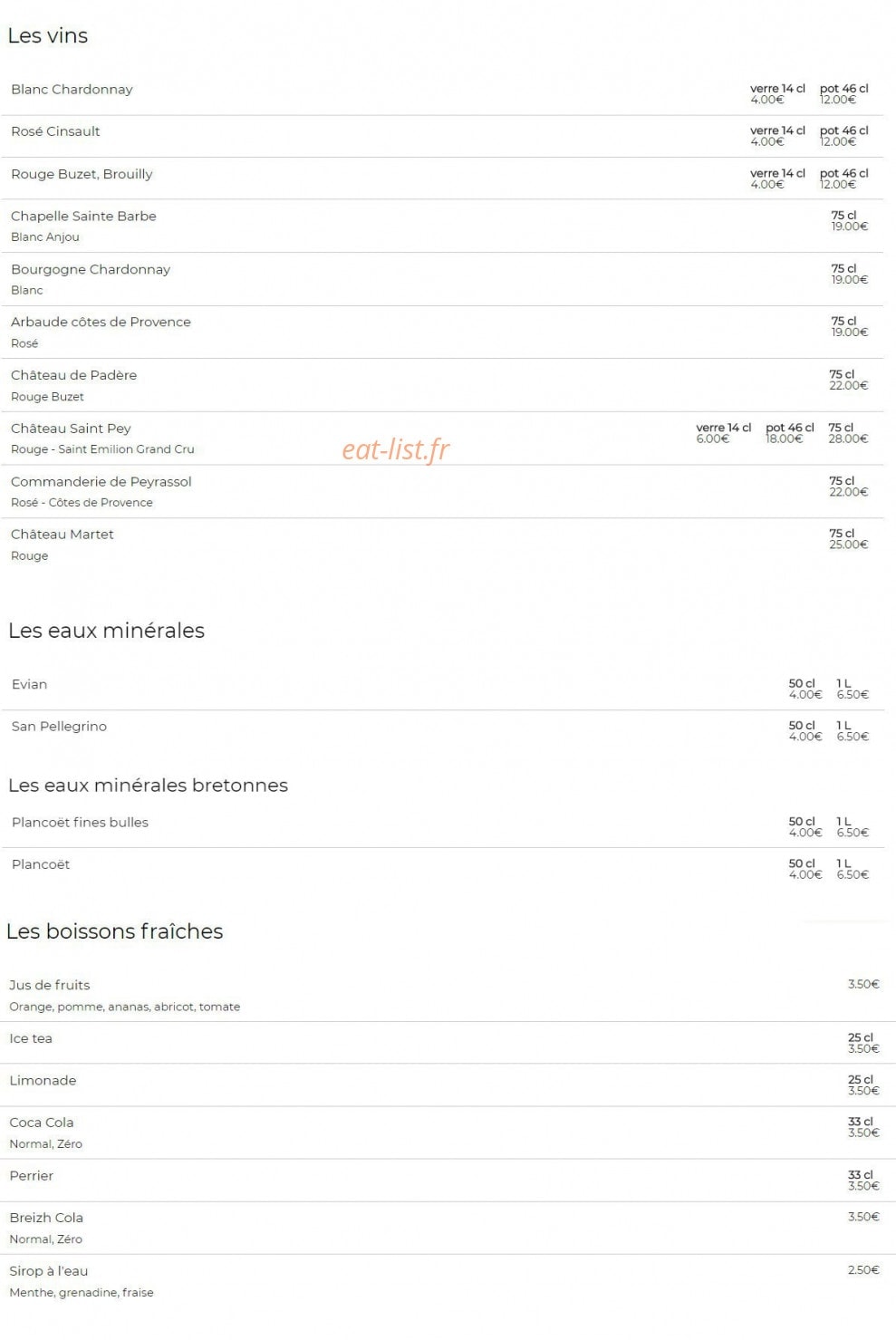Breizh Café — carte page 9