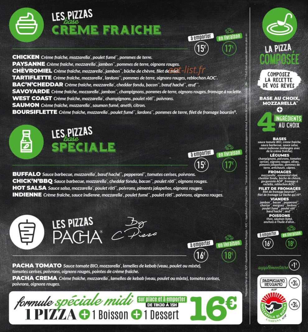C kebab — carte page 3