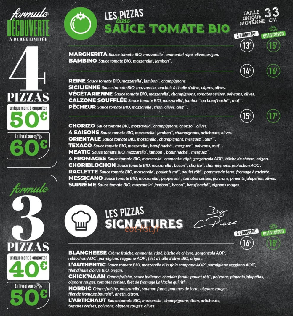 C kebab — carte page 2