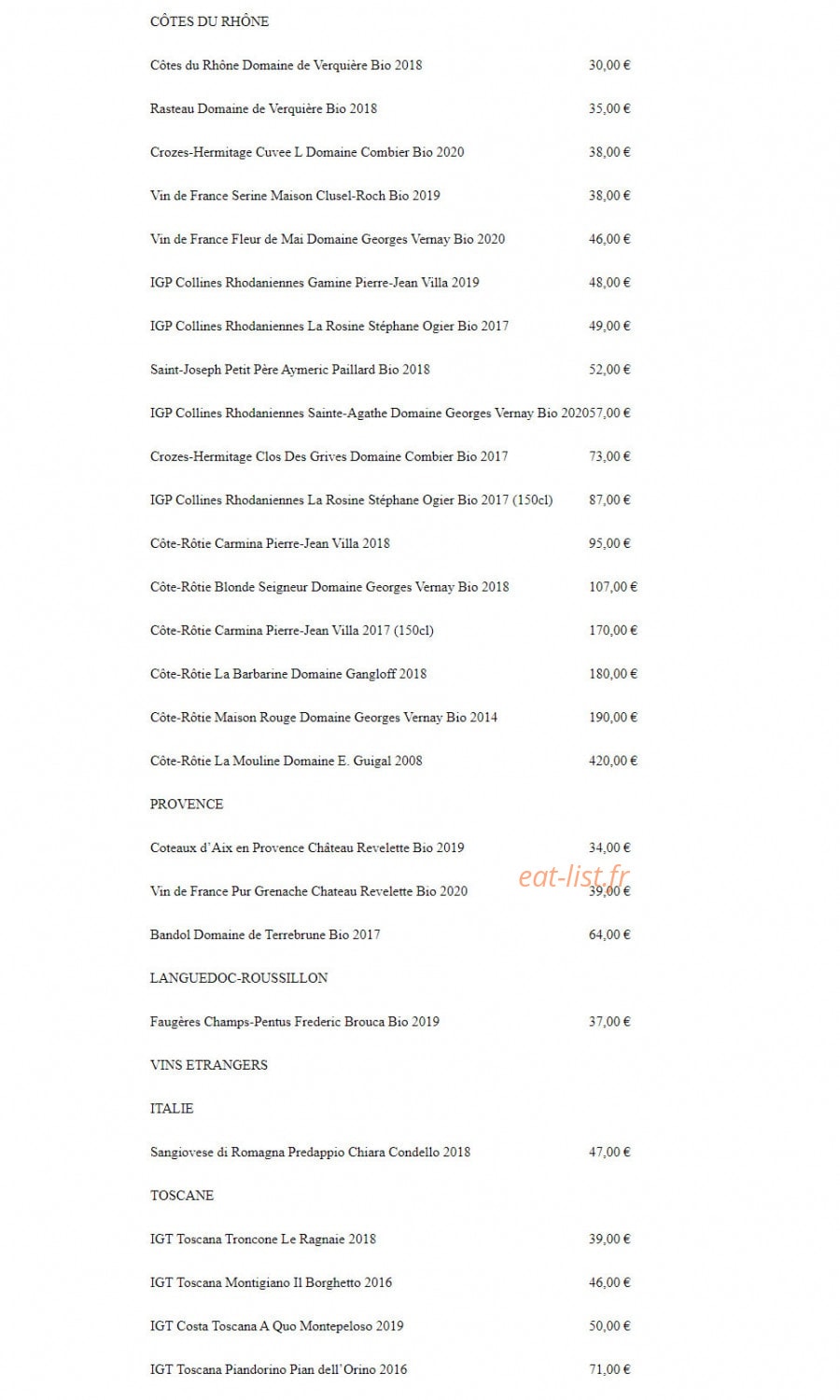 Café Compagnon — carte page 7