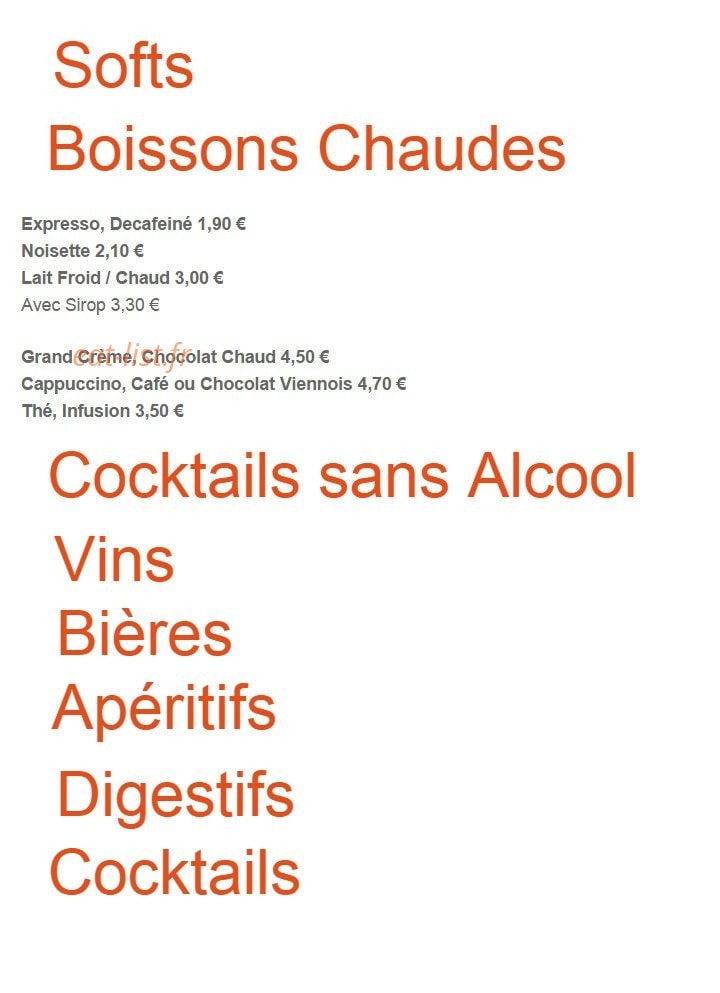 Café Frappé — carte page 4