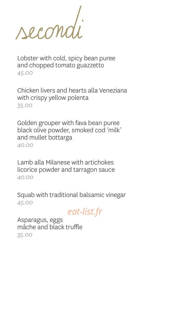Caffé Stern — carte page 5