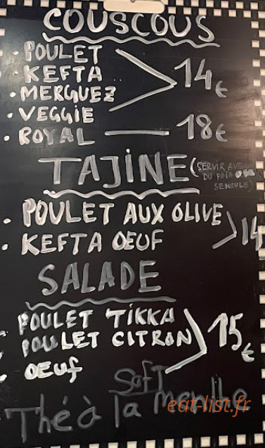Cantine 71 — carte page 2