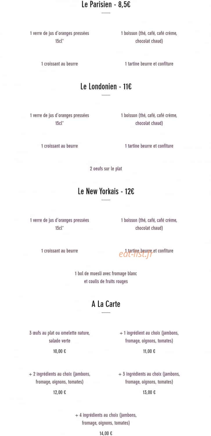 Capitole café — carte page 5