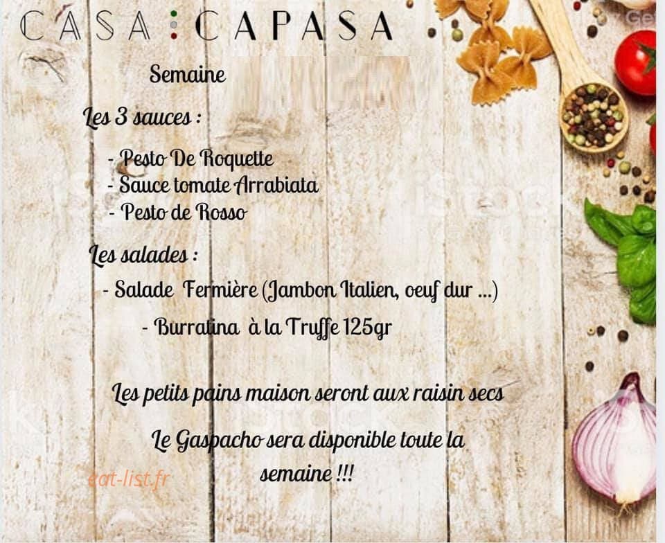 Casa Capasa — carte page 1