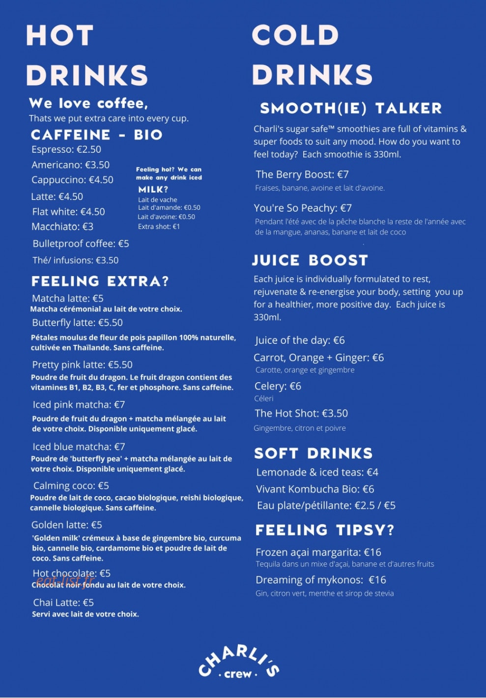 Charli's Crew — carte page 2