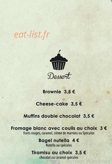 Chez Holly — carte page 8