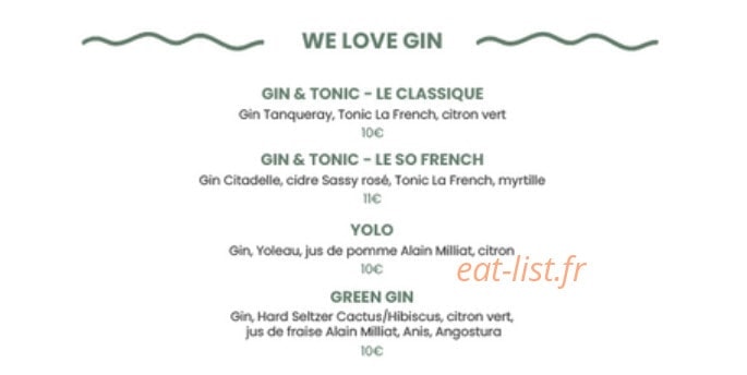 Chez Raoul — carte page 8