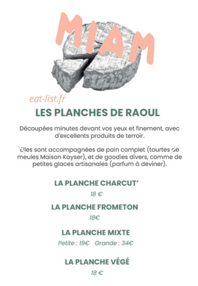 Chez Raoul — carte page 4