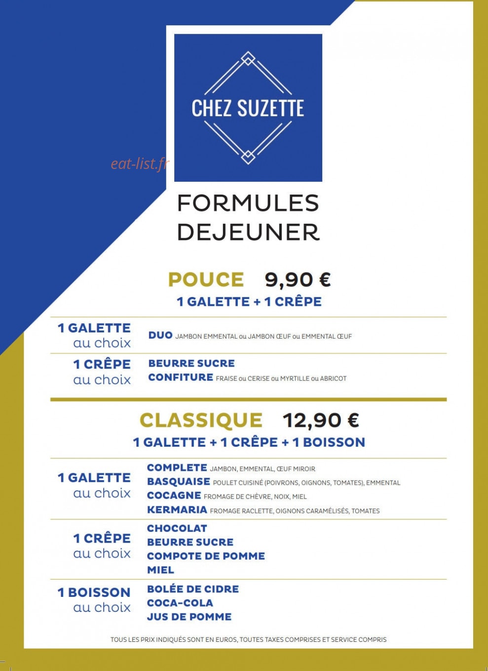 Chez Suzette — carte page 2