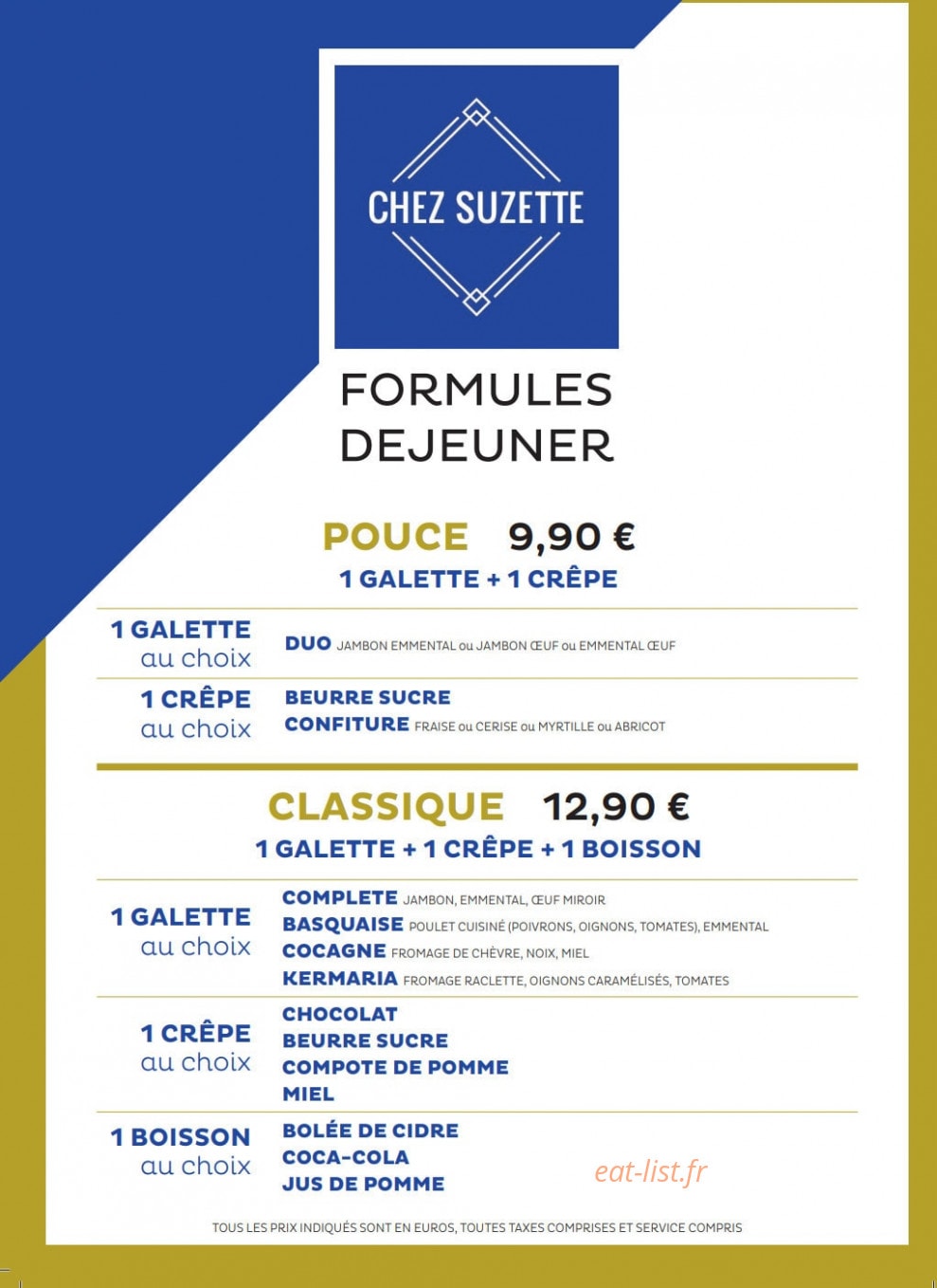 Chez Suzette — carte page 2