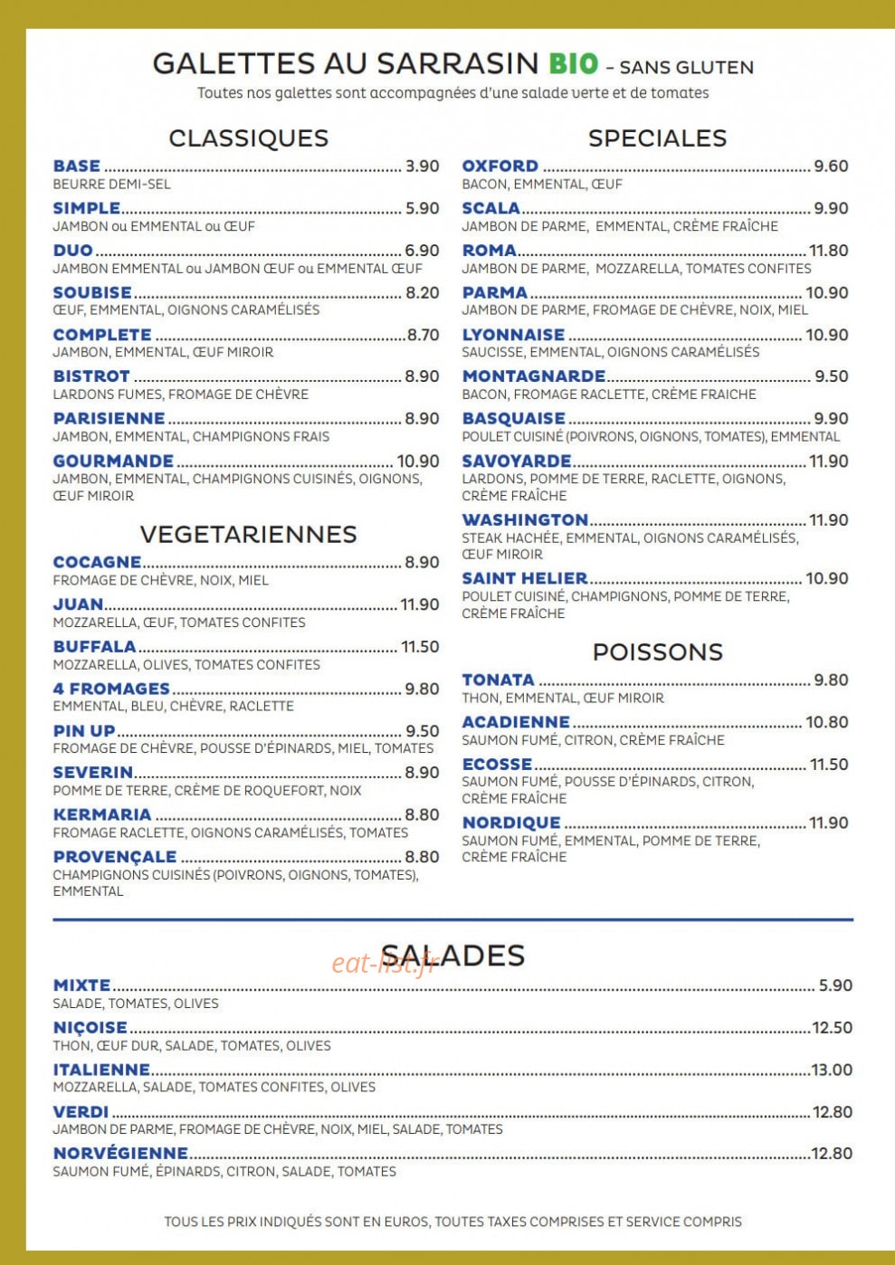 Chez Suzette — carte page 5