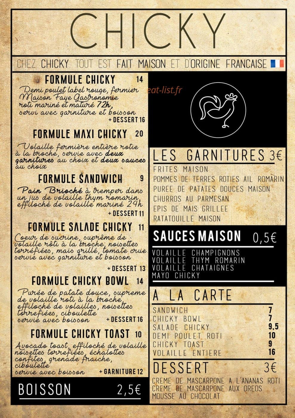 Chicky — carte page 1