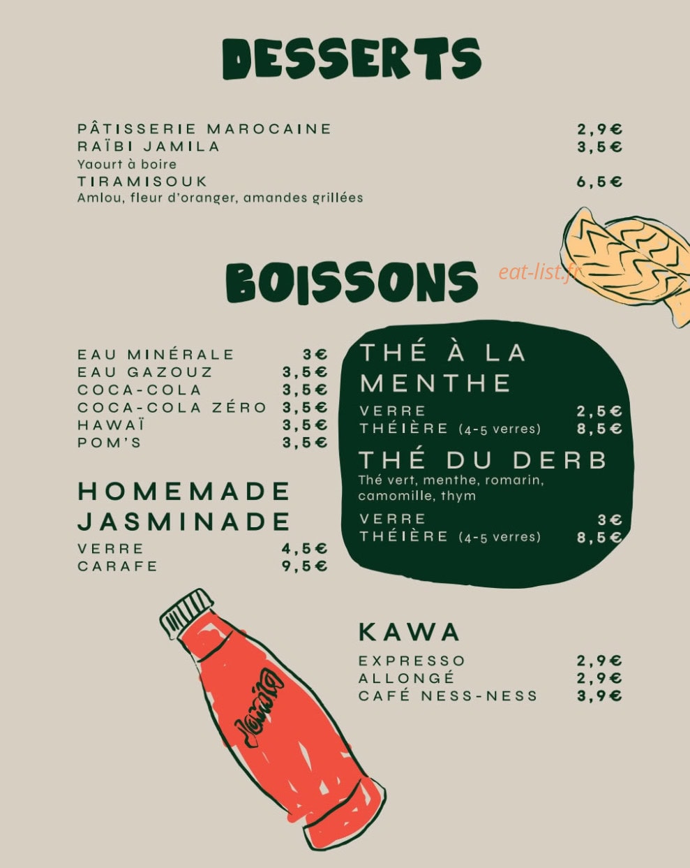 Choukran — carte page 3
