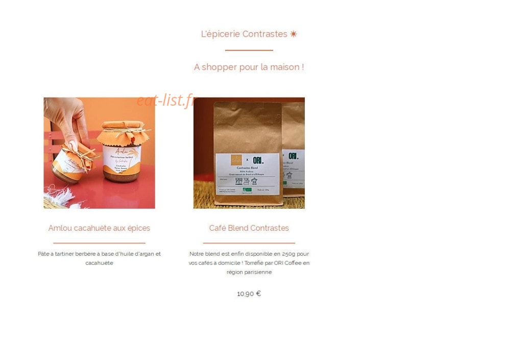 Contrastes — carte page 3