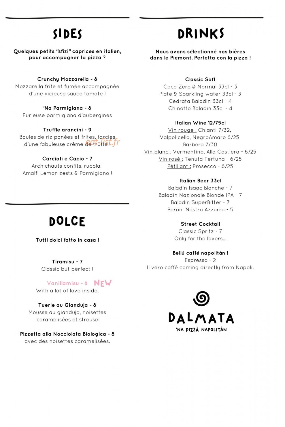 Dalmata — carte page 2