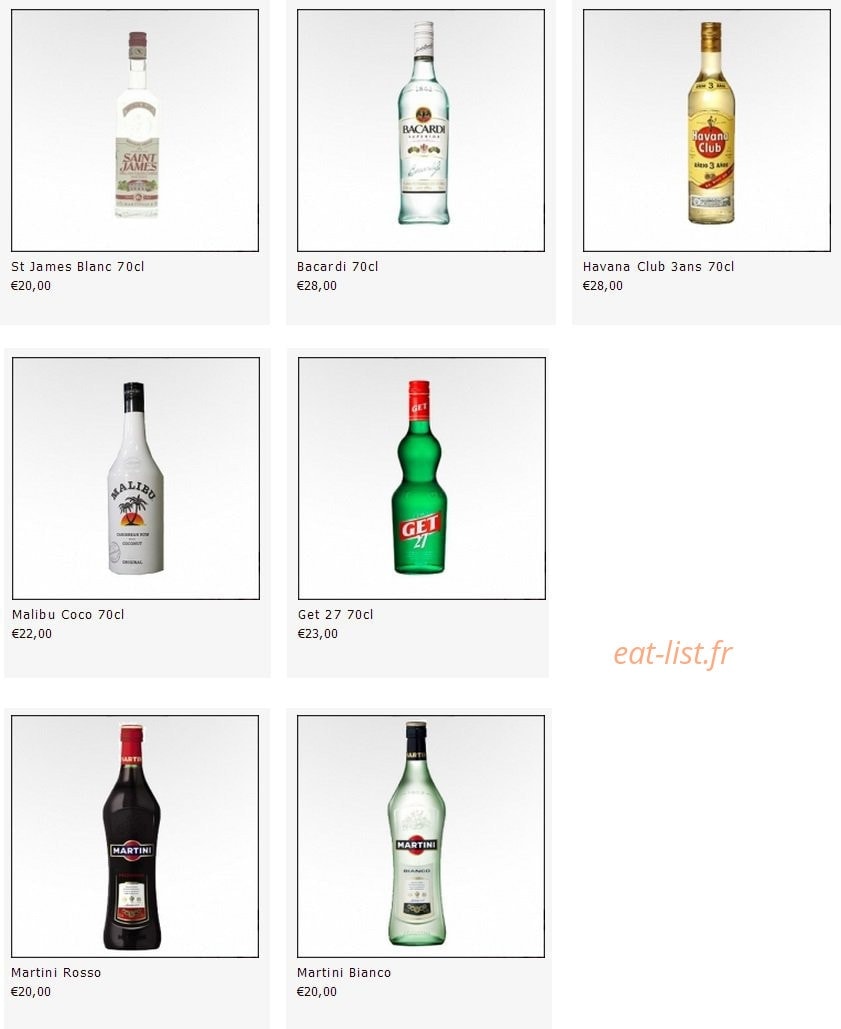 Drinkin — carte page 3