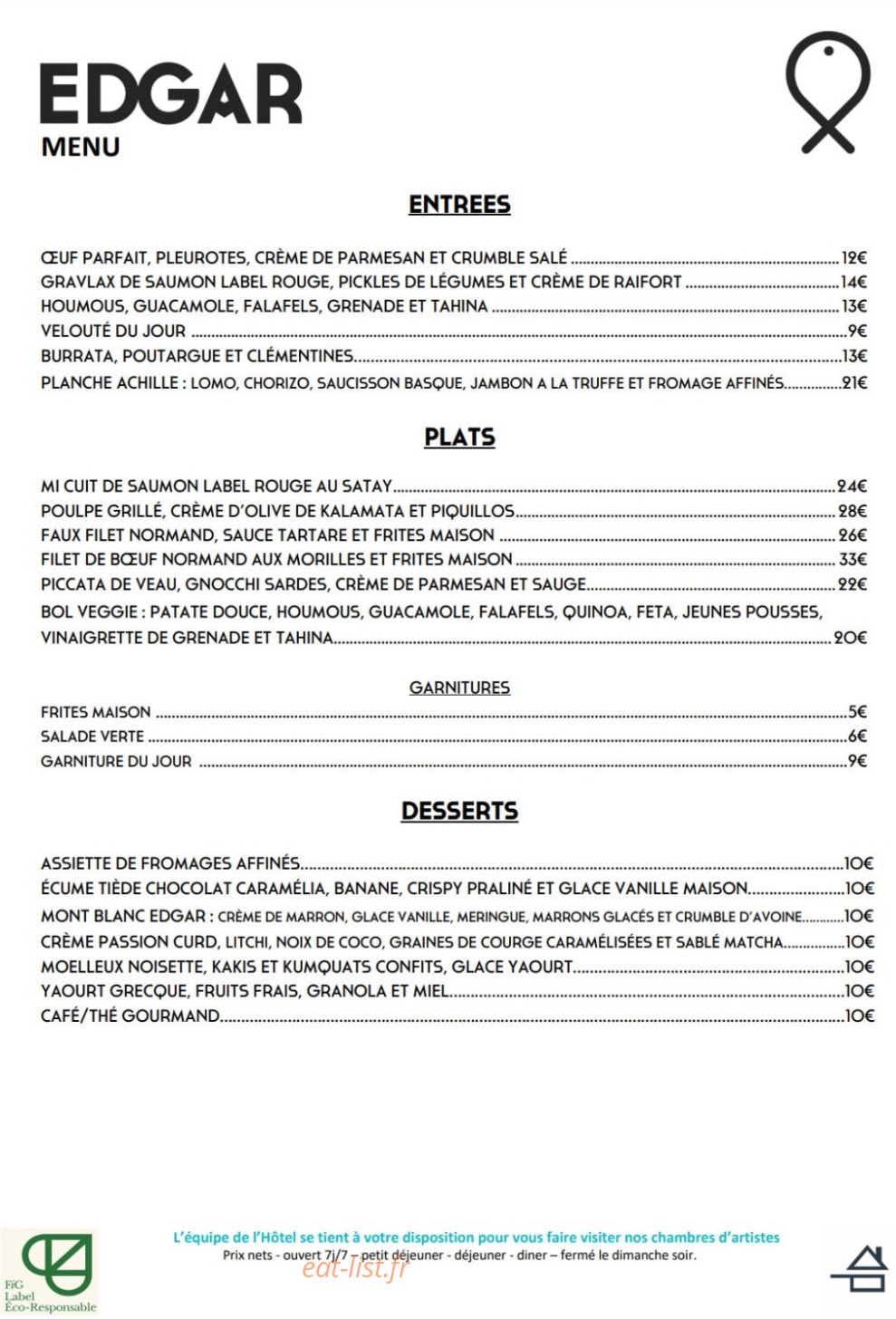 Edgar — carte page 1