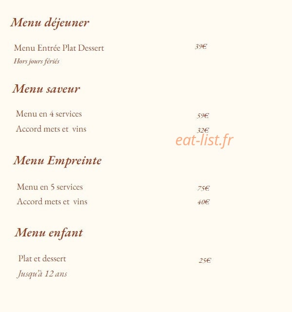 Empreinte — carte page 1