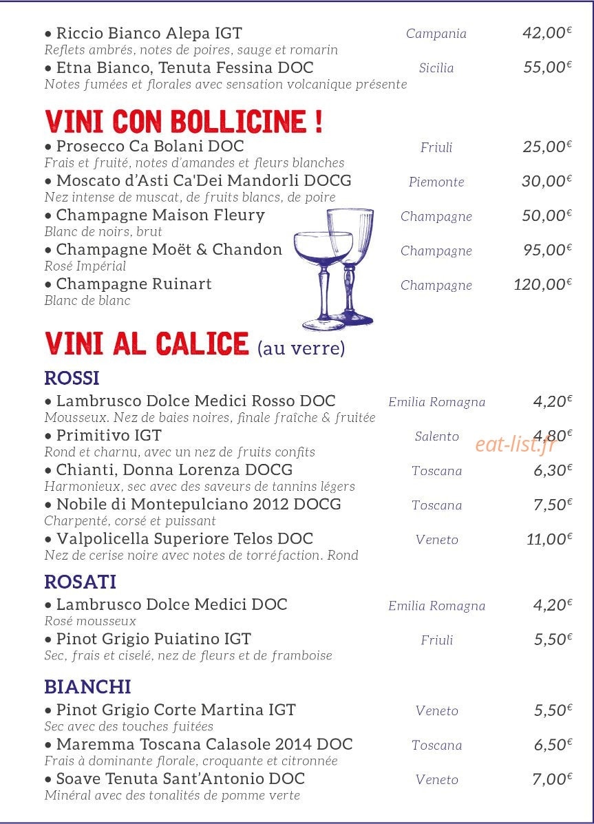 Kuccini — carte page 4
