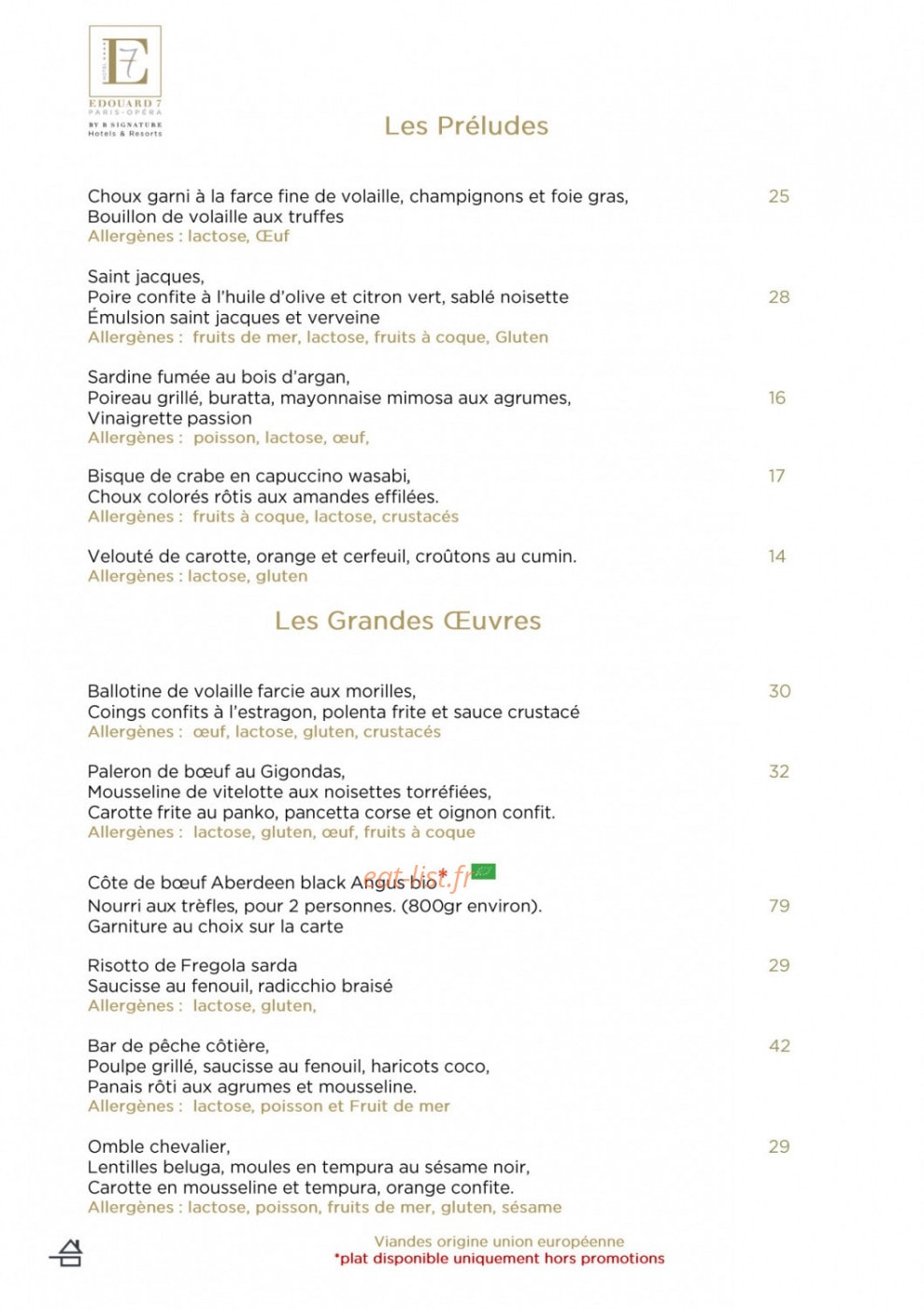 L'E7 — carte page 1