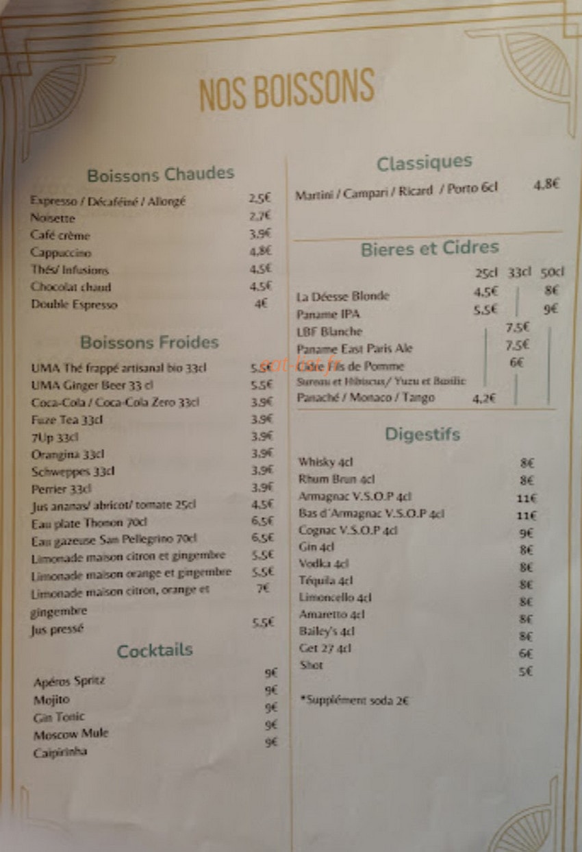 L'Hibiscus — carte page 2