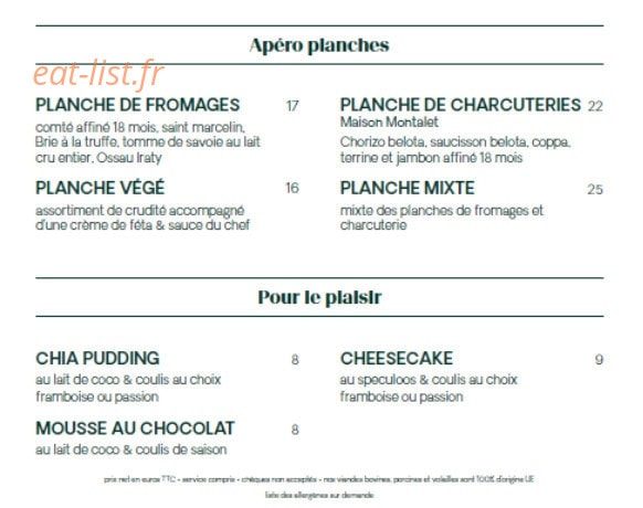 La Bise — carte page 2